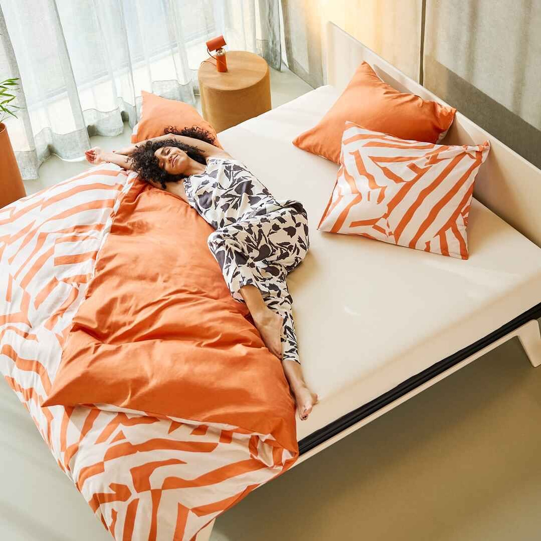 Camas de casal sofisticadas: design e conforto das camas Auping